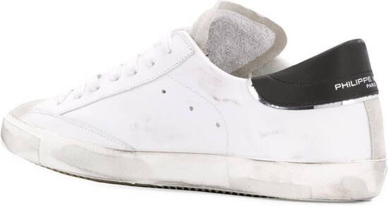 Philippe Model Paris Sneakers met gerafeld-effect Wit