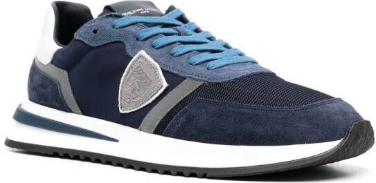 Philippe Model Paris Sneakers met logopatch Blauw