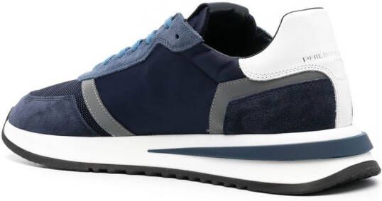 Philippe Model Paris Sneakers met logopatch Blauw