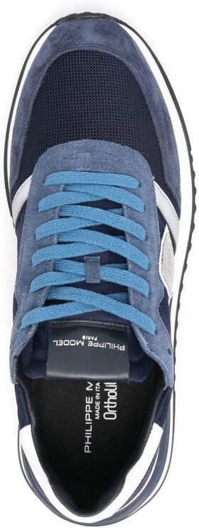 Philippe Model Paris Sneakers met logopatch Blauw