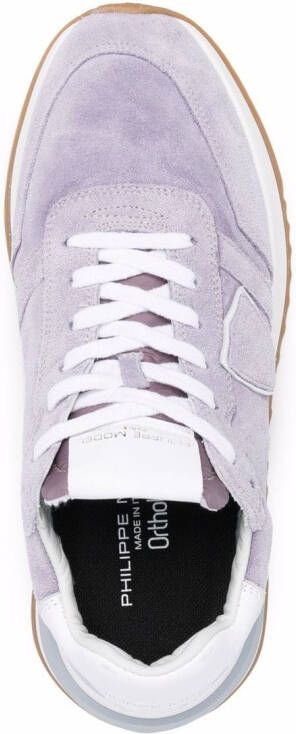 Philippe Model Paris sneakers met logopatch Paars