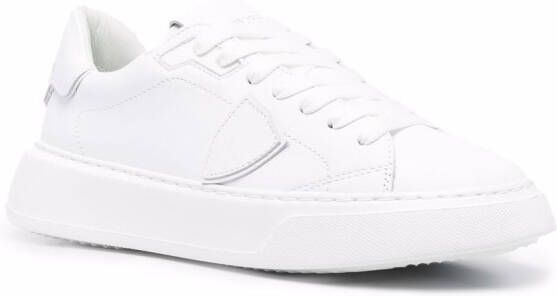 Philippe Model Paris Sneakers met logopatch Wit