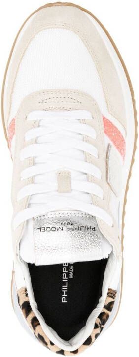 Philippe Model Paris Sneakers met logopatch Wit