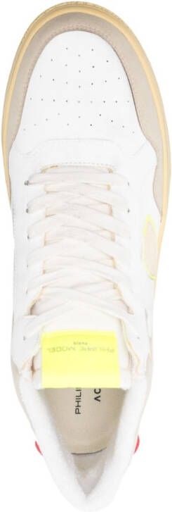 Philippe Model Paris Sneakers met logopatch Wit