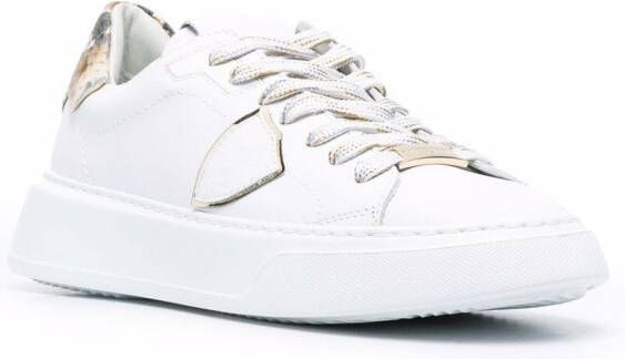 Philippe Model Paris Temple low-top sneakers Wit