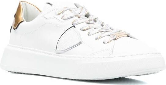 Philippe Model Paris Temple low-top sneakers Wit