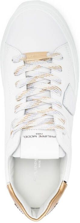 Philippe Model Paris Temple low-top sneakers Wit