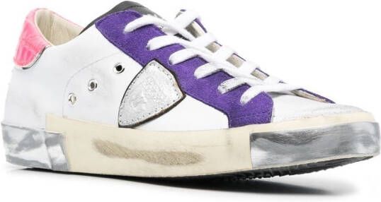 Philippe Model Paris Temple low-top sneakers Wit