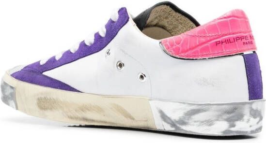 Philippe Model Paris Temple low-top sneakers Wit