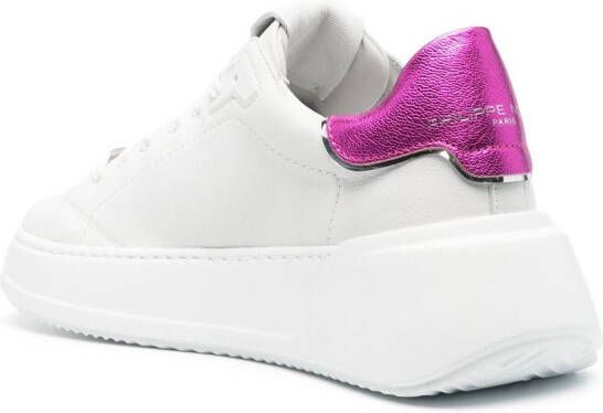 Philippe Model Paris Temple low-top sneakers Wit