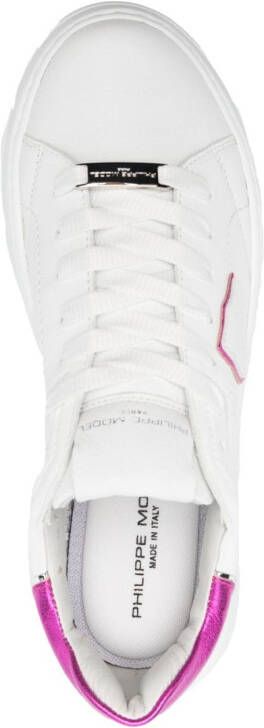 Philippe Model Paris Temple low-top sneakers Wit