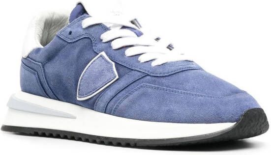 Philippe Model Paris Tropez 2.1 suède sneakers Blauw