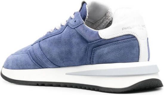 Philippe Model Paris Tropez 2.1 suède sneakers Blauw