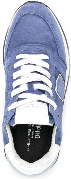 Philippe Model Paris Tropez 2.1 suède sneakers Blauw