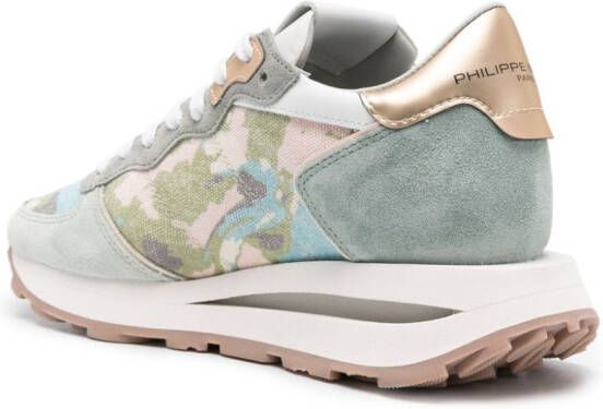 Philippe Model Paris Tropez Haute canvas sneakers Groen