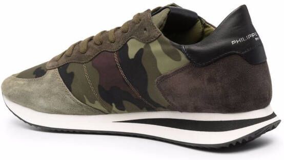 Philippe Model Paris TRPX sneakers met camouflageprint Groen