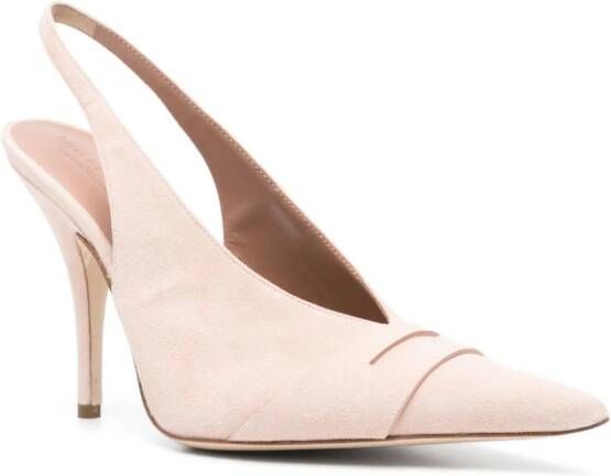 Philosophy Di Lorenzo Serafini 110mm suède slingback pumps Roze