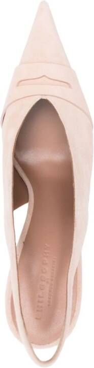 Philosophy Di Lorenzo Serafini 110mm suède slingback pumps Roze