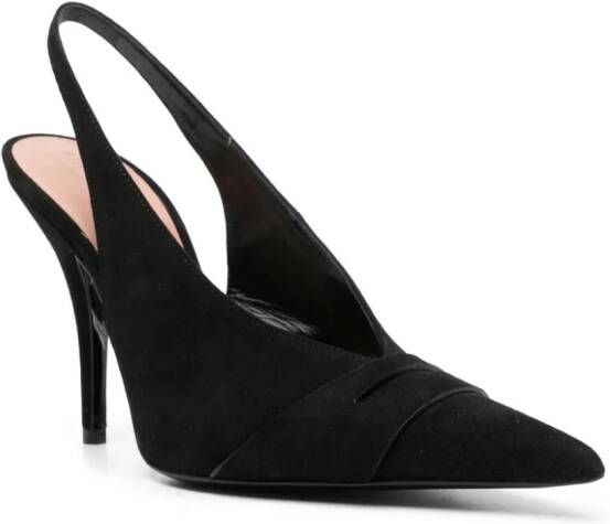 Philosophy Di Lorenzo Serafini 110mm suède slingback pumps Zwart