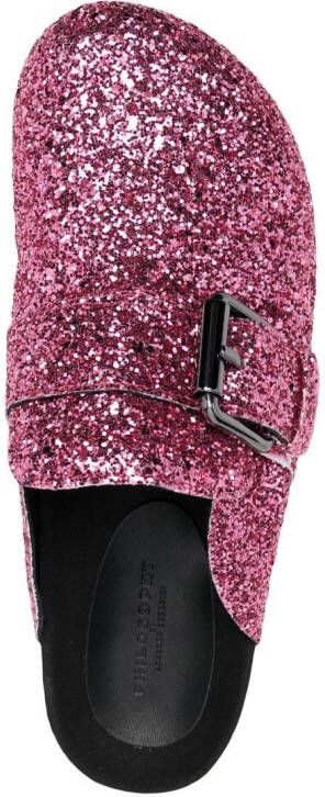 Philosophy Di Lorenzo Serafini Slippers met glitter Roze