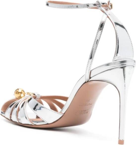 Philosophy Di Lorenzo Serafini x Malone Souliers Azzura 110 sandalen Zilver