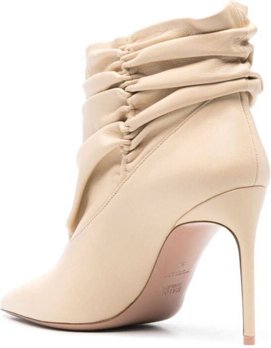 Philosophy Di Lorenzo Serafini x Malone Souliers Francesca 100mm laarzen Beige