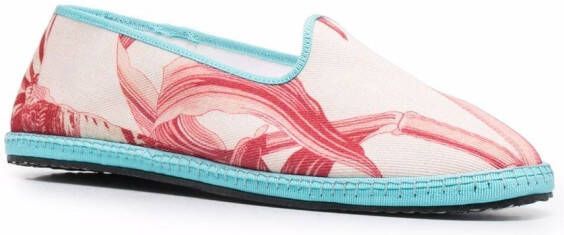 Pierre-Louis Mascia Loafers met print Rood