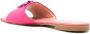 PINKO Marli 01 leren slippers Roze - Thumbnail 3