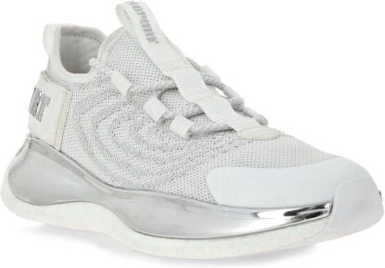 Plein Sport Gen X.02 metallic sneakers Wit