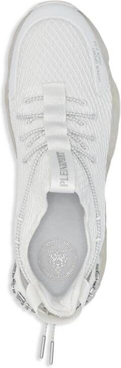 Plein Sport Hyper Sport mesh sneakers Wit