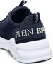 Plein Sport Sneakers met logo en mesh Blauw - Thumbnail 4