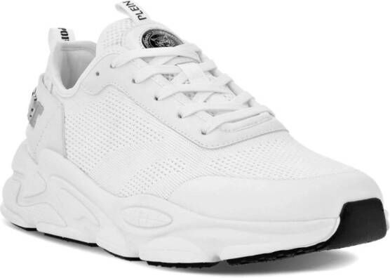 Plein Sport Sneakers met logo en mesh Wit