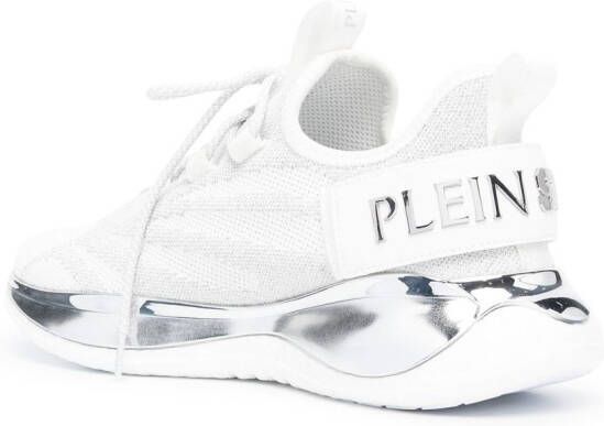 Plein Sport Metallic sneakers Wit