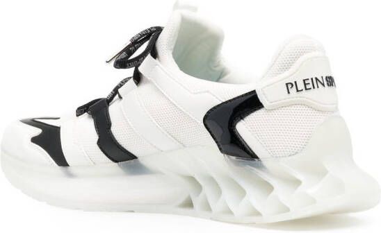 Plein Sport Runner Tiger sneakers Wit