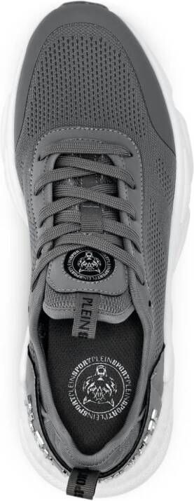 Plein Sport Sneakers verfraaid met logo Grijs