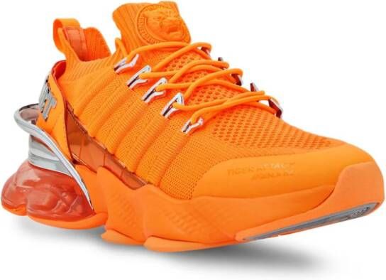 Philipp Plein Tiger Attack Gen.X.04 Scratch sneakers Oranje