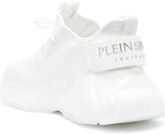 Plein Sport Tiger Attack Gen.X.02 Scratch sneakers Wit