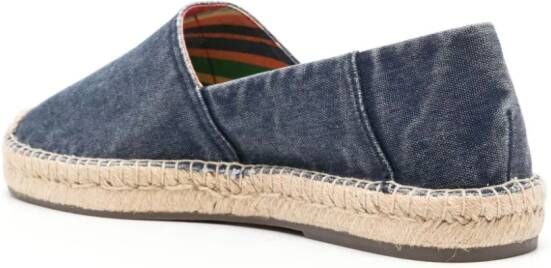 Polo Ralph Lauren Cevio canvas espadrilles Blauw