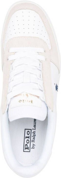 Polo Ralph Lauren Court leren sneakers Wit