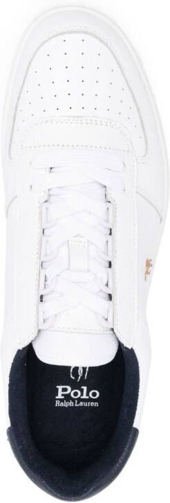 Polo Ralph Lauren Court sneakers met geborduurd logo Wit