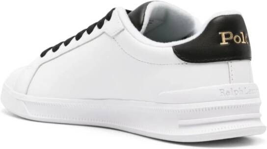 Polo Ralph Lauren Heritage Court II leren sneakers Wit