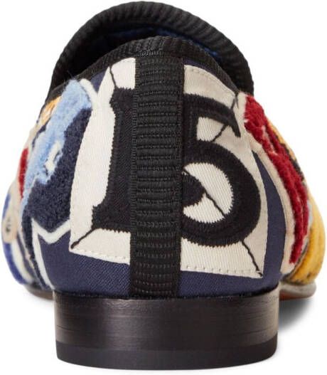 Polo Ralph Lauren Paxton loafers met logopatch Blauw