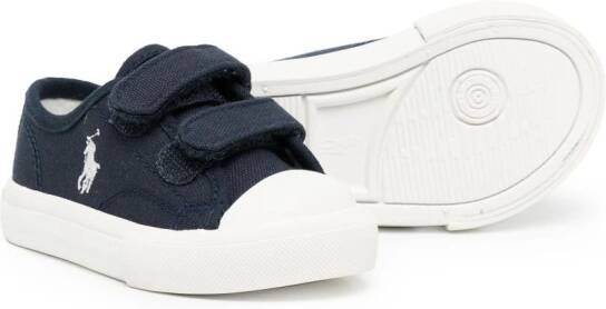 Polo Ralph Lauren Sneakers met geborduurd logo Blauw