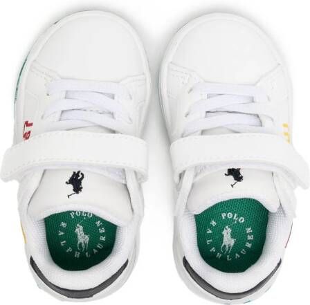 Polo Ralph Lauren Sneakers met geborduurd logo Wit