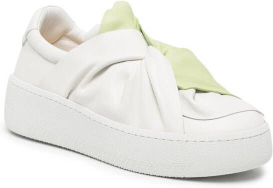 Ports 1961 Tweekleurige sneakers Wit