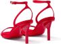 Prada Rene sandalen met geometrische hak Rood - Thumbnail 3