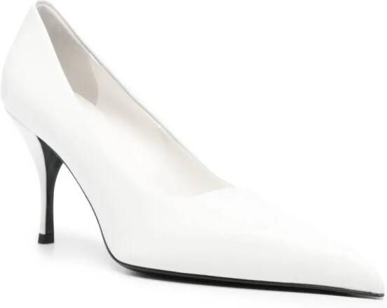 Prada Leren pumps 88 mm Wit