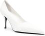 Prada Leren pumps 88 mm Wit - Thumbnail 2