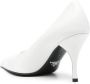 Prada Leren pumps 88 mm Wit - Thumbnail 3