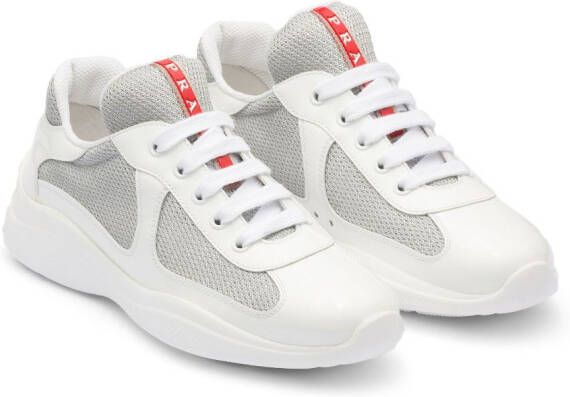 Prada America's Cup low-top sneakers Wit